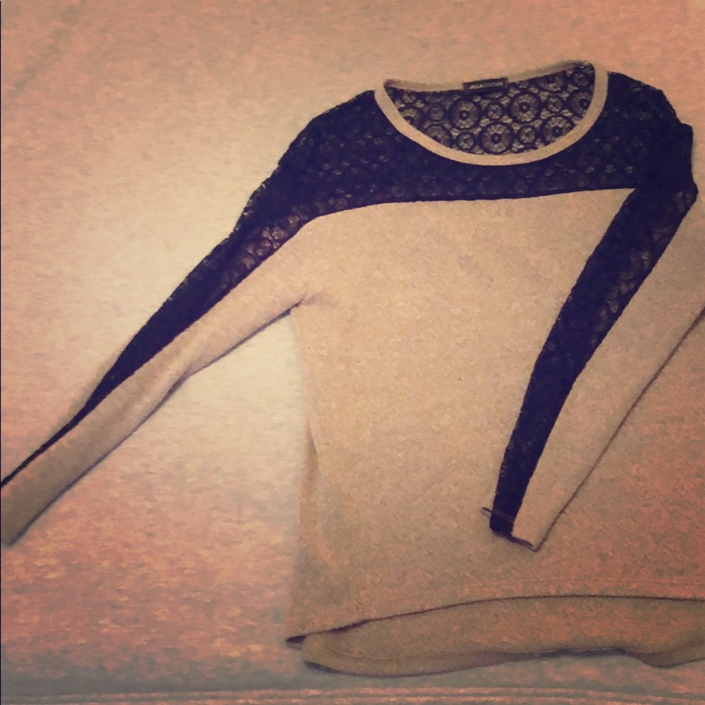 S beige/grey  Jella Coutour sweater